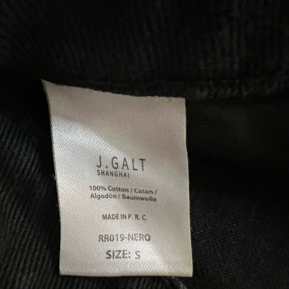 John Galt Black Demim Mini Skirt Size Small - Picture 4 of 4